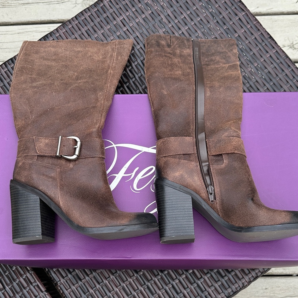 Fergie Leather Boots